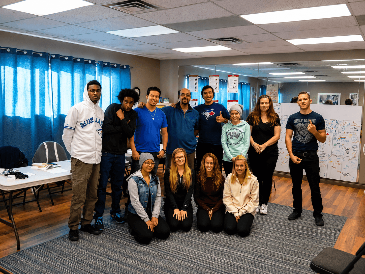 A group of First 2 Aid Inc. course graduates